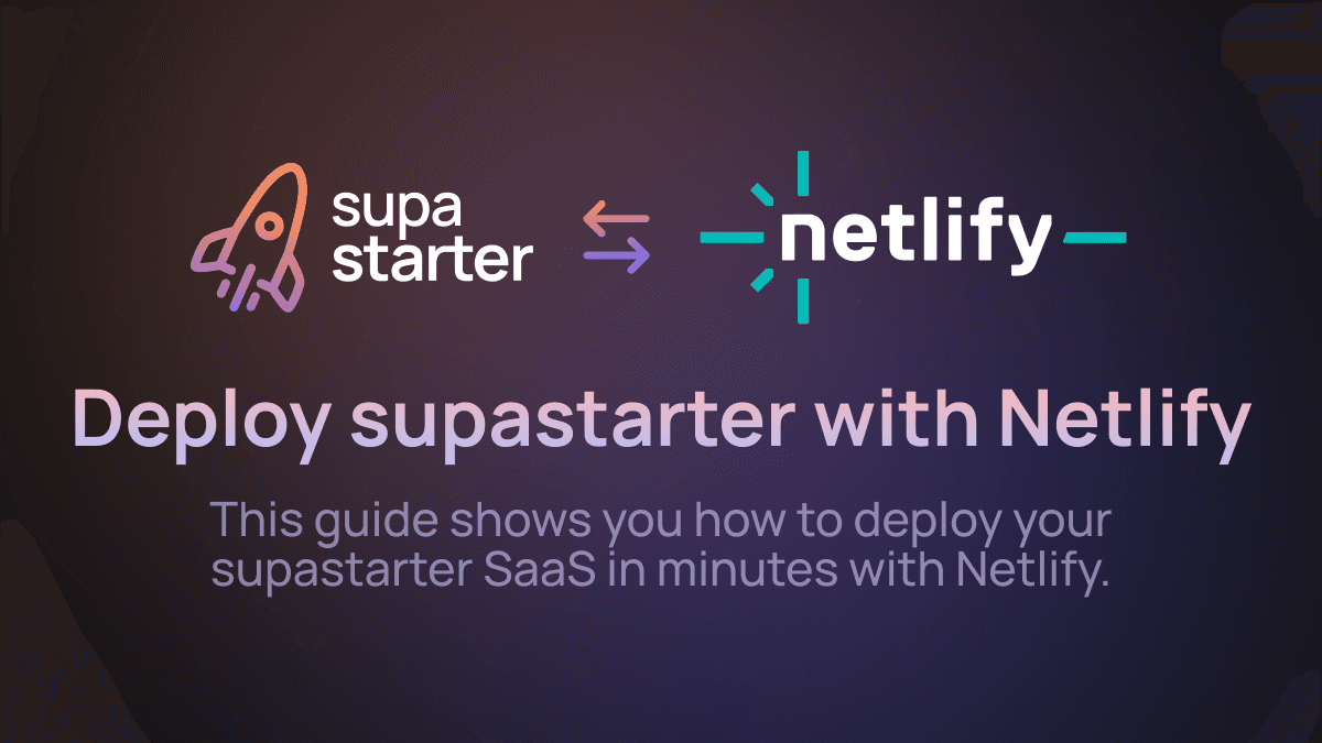 How to deploy your SaaS with Netlify